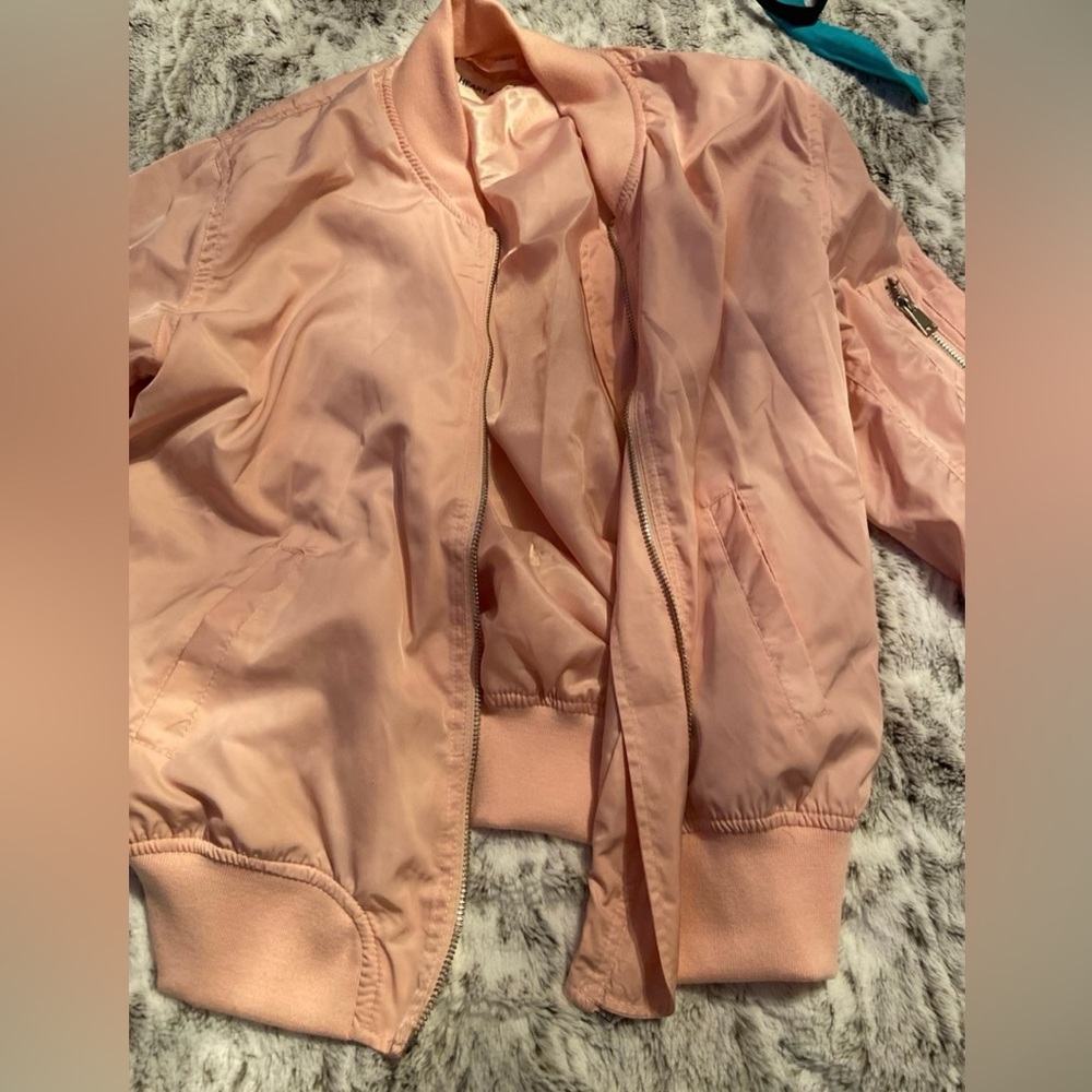 Women's Pink Bomber Jacket